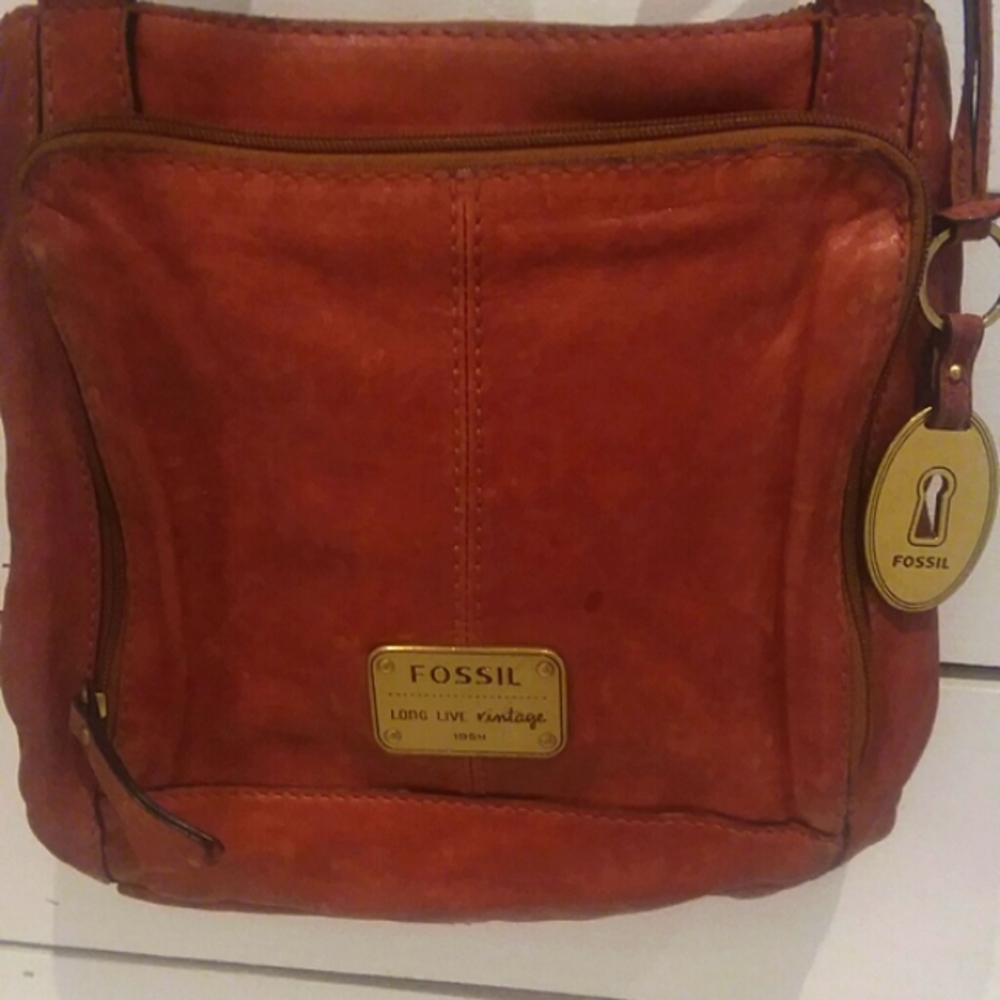 Fossil cross body or shoulder bag